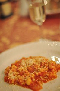 Gnocchi Sorrentina-style on a cooking vacation in Italy