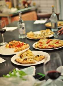 Delicious pizza made during an Amalfi Coast cooking vacation with The International Kitchen.