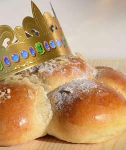A gateau des rois, or Kings' cake.