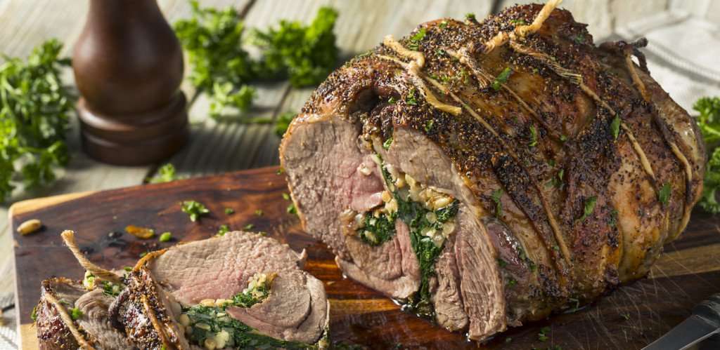 image for Dinner Dish: Paris Cooking Class – Stuffed Lamb Shoulder