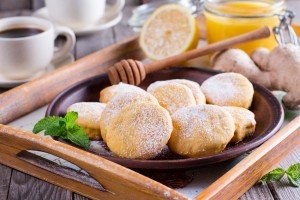 Shortbread cookies with lemon as made on a culinary tour of Greece
