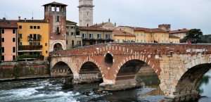 The town of Verona in the Veneto region of Italy, as explored on a culinary vacation with The International Kitchen.