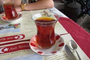 A serving of Turkish tea during a culinary vacation with The International Kitchen.