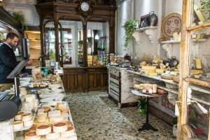 A cheese shop in Paris.