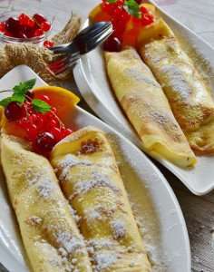 Delicious crepes made during our Paris cooking classes.