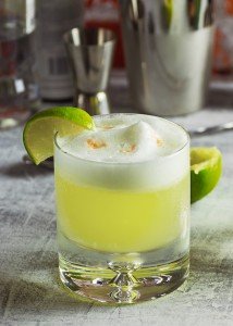 Pisco Sour cocktail in Peru