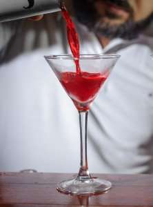 A mixed drink enjoyed during our Food Lover's Chicago Tour.