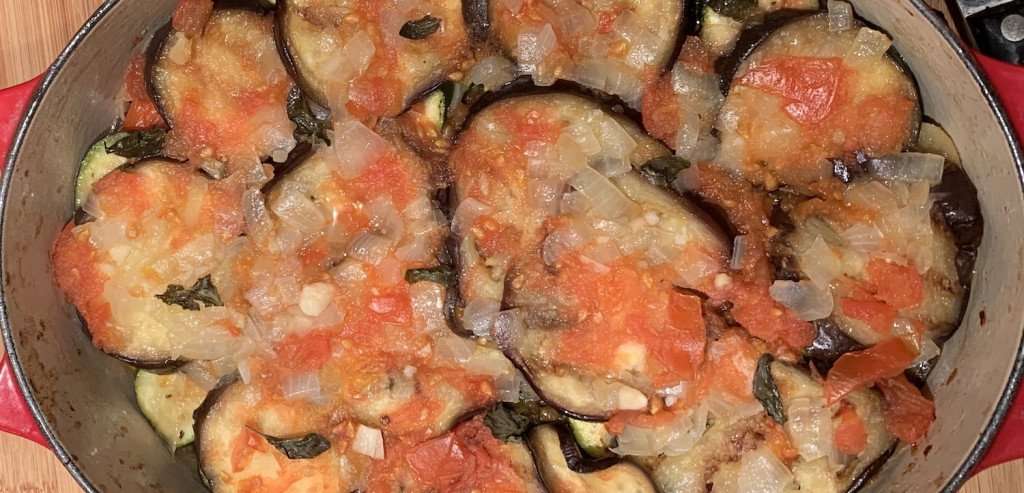 image for Soufico (Ikarian Eggplant-Tomato Casserole)