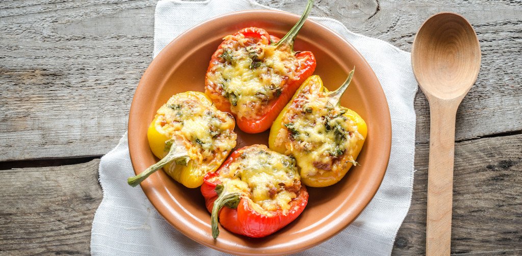 image for Greek Grilled Stuffed Peppers