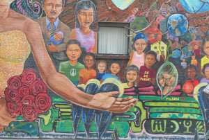 An example of the murals in the Pilsen neighborhood of Chicago.