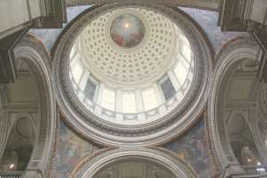 The Pantheon of Paris, located in Paris's Latin Quarter. 