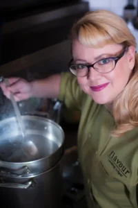 Chef Denise of the Chateau Depierre.