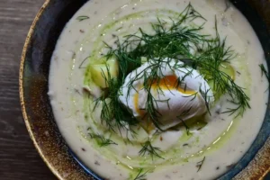 Kulajda, a traditional Czech soup.