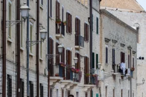 Typical buildings in the southern Italian region of Puglia