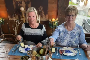Lunch time in the French Alps!