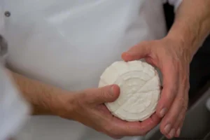 Cheese class during your Molise cooking vacation.
