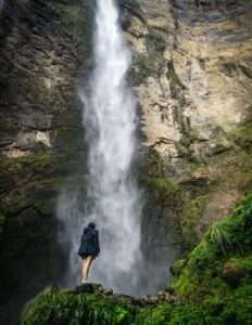 The Gocta Waterfalls in Peru.