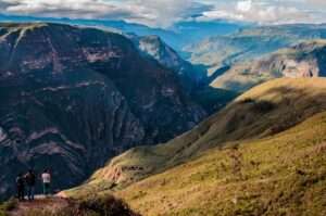 Views of Sonche Canyon in Peru.
