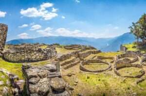 Visiting the ancient site of Kuelap.
