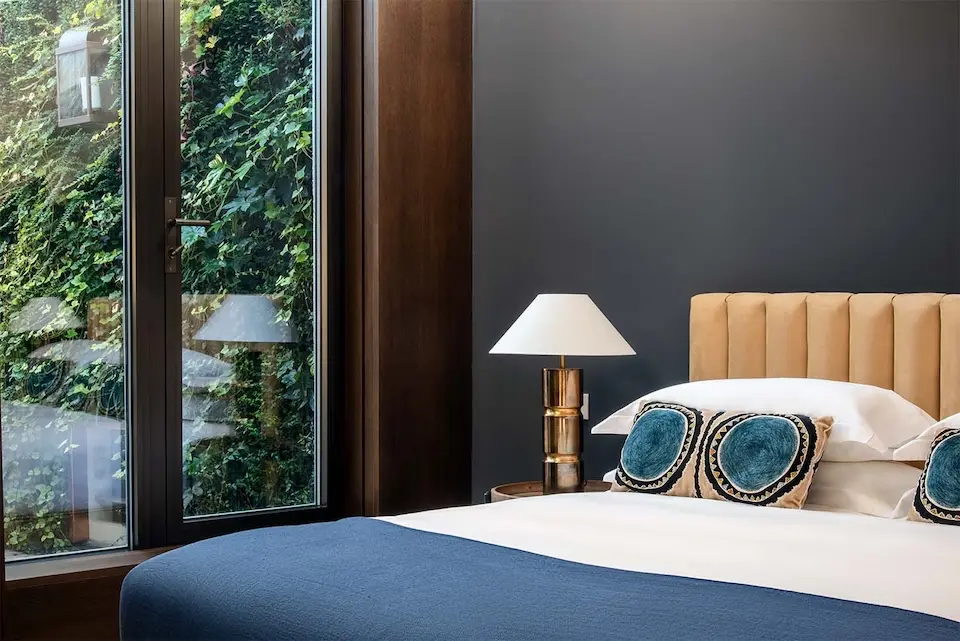 Image for Detail of the Romantica room at the Bellacorte in Parma.