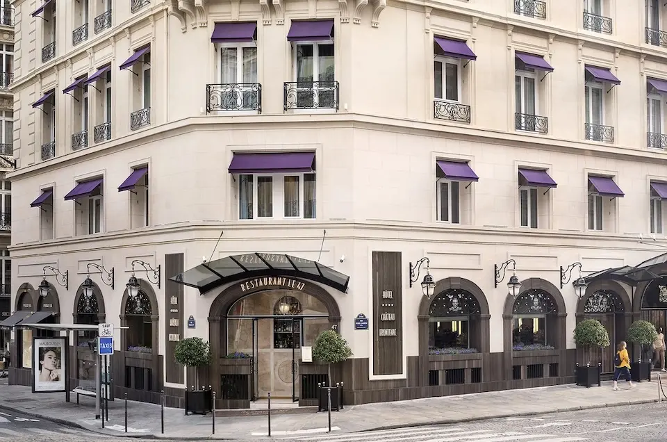 Image for Facade of the Hotel Château Frontenac in Paris.