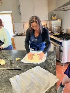 Tart making in Gascony