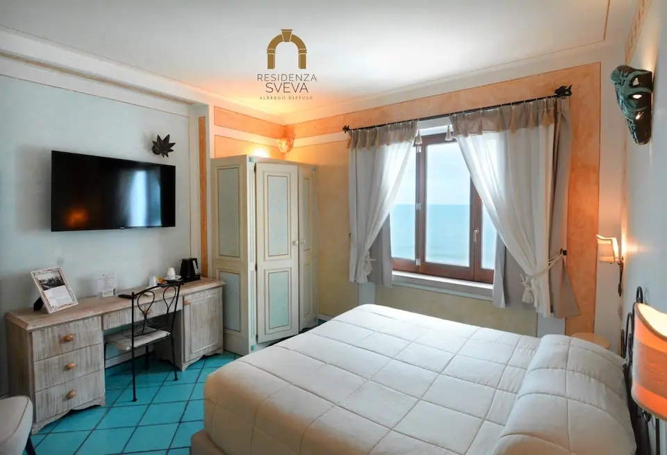 Image for A room at the Residenza Sveva in Termoli, one of the B&Bs that form the Albergo Difuso of the town.