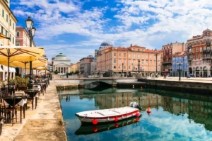 The beautiful city of Trieste in Friuli-Venezia Giulia.