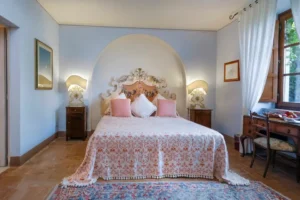 Deluxe accommodations at the estate.