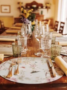 Ready to dine after your class.