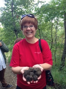 A successful truffle hunt in Abruzzo.