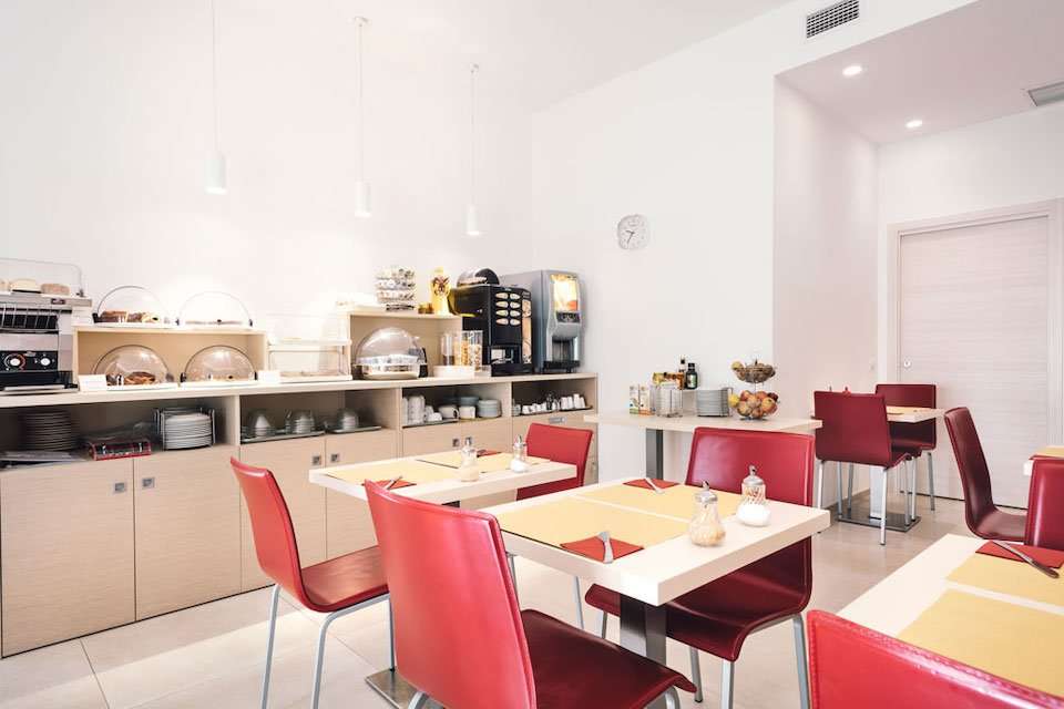 Image for Hotel dei 7 in Vasto, breakfast room.