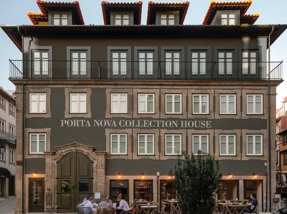 Image for Facade of the Porta Nova Collection House in Braga.