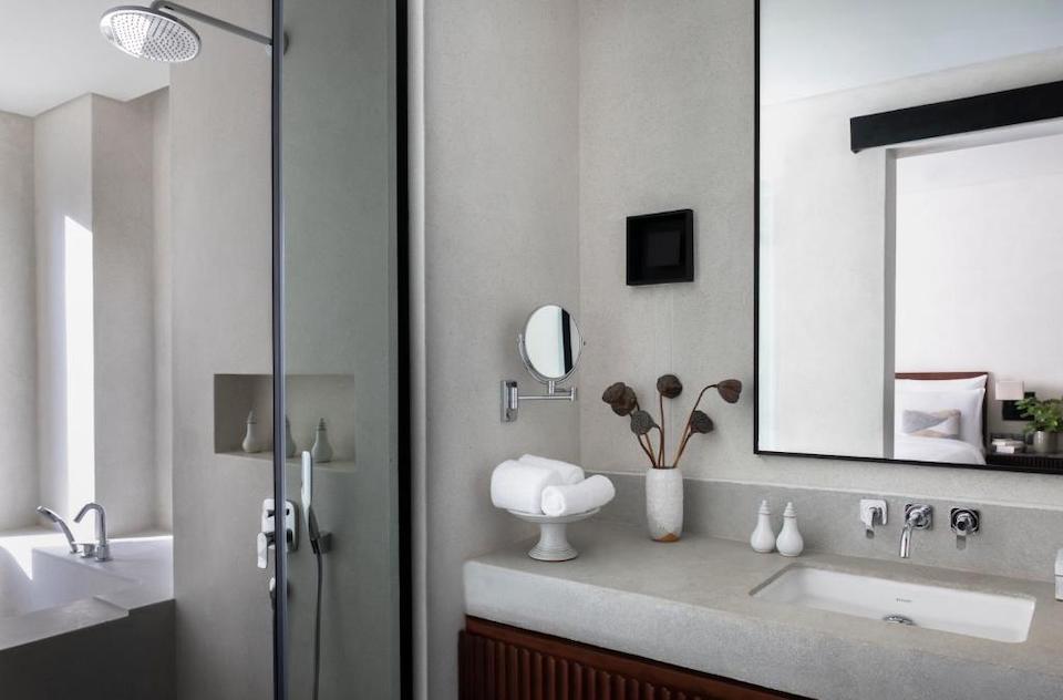 Image for Bathroom at the Treeline Urban Resort in Siem Reap.