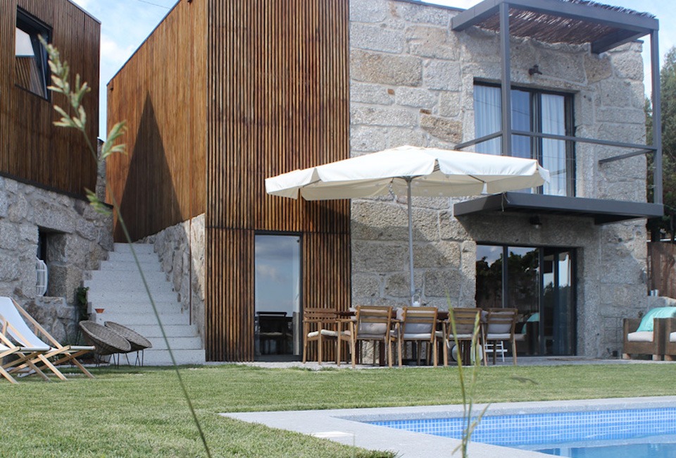 Image for A view of the exterior of the Casas da Li.