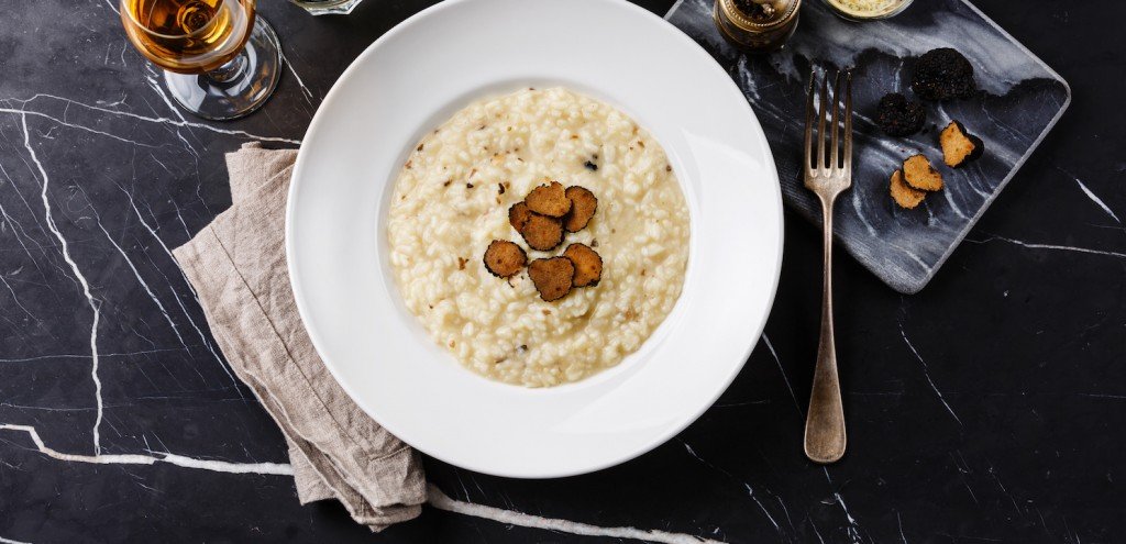 image for Black Truffle Risotto Recipe (Plus a Truffle Cooking Vacation in Italy)