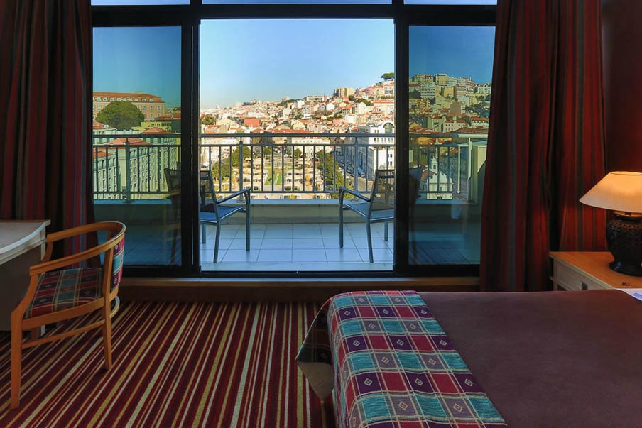 Image for View from the bedroom of the hotel Mundial in Lisbon