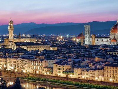 View of the Florence skyline during your Tuscany culinary tour