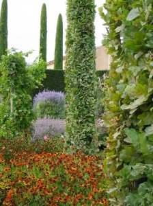 Garden of Provence visited on your France cooking vacation