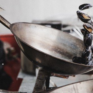 Cooking class featuring mussels