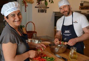 Cooking during your culinary vacation on Poros, Greece