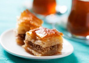Baklava made during a cooking vacation in Greece