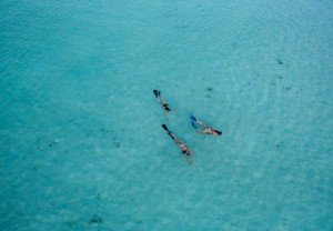 Swimming in the sea on a Greek Island cooking adventure