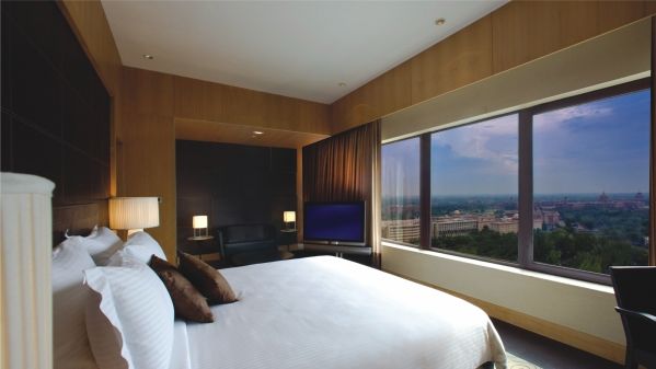 Image for Delhi bedroom at the Meridien hotel