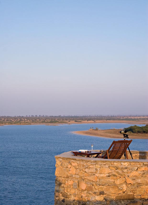 Image for Chhatra Sagar terrace overlooking lake