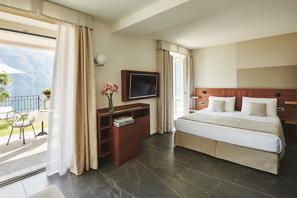 Image for Comfort lake view room at the Hotel Belvedere in Bellagio.