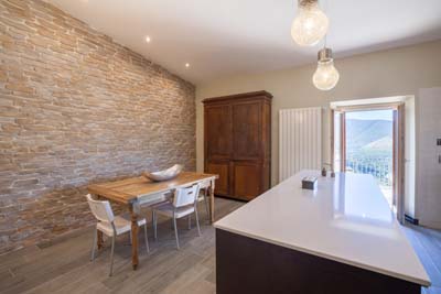 Image for View of the kitchen at your Lazio cooking vacation