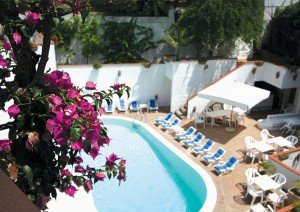 Pool at the Villa Romana hotel on the Amalfi Coast