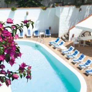 Pool at the Villa Romana hotel on the Amalfi Coast