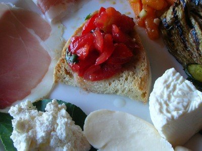 Typical Italian products enjoyed on a cooking vacation in Italy